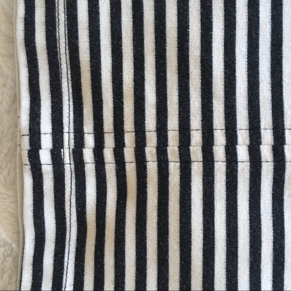 STEVEN ALAN Black n White Stripes Cotton Dress - Picture 5 of 8